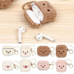 Earphone Case Cute Silicone Headphone Box Lovely Cartoon Earphone Protector Fur Cover For Apple Airpods 1 2 Pro.