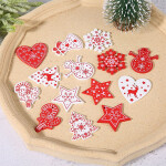 New Year Wood Christmas Ornaments Pendants Xmas Tree Hanging Gifts Decoration For Home Christmas Wedding Party Article.