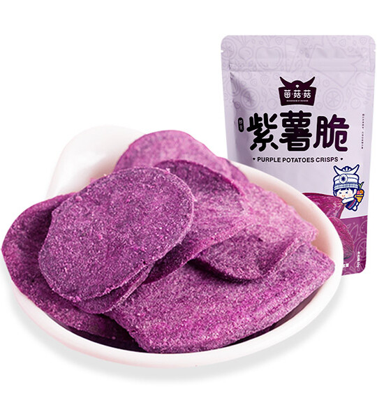 Dried Snacks Food Purple Sweet Potato Chips