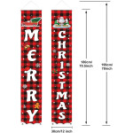 Merry Christmas Banner Christmas Door Decoration Christmas Home Decoration 2021 Xmas Ornament Gift New Year 2022