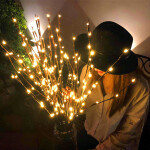 Christmas Decoration Tree Branch Light 20Leds String Lights for Christmas Decorations New Year Decoration