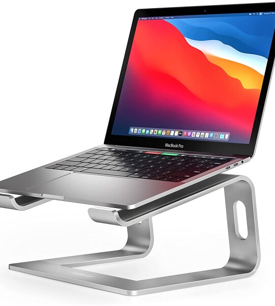 Laptop Stand, Ergonomic Aluminum Laptop Computer Stand, Detachable Laptop Riser Notebook Holder Stand Compatible with Ma
