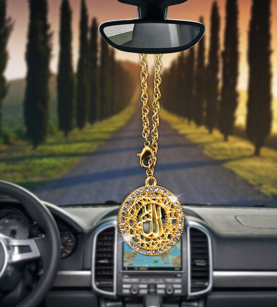 Car Pendant muslim Allah Hanging Ornaments Rearview Mirror For Car Decoration