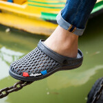 Men Wearable Flat Summer Beach Aqua Slipper Outdoor Swimming Sandals Gardening Shoes