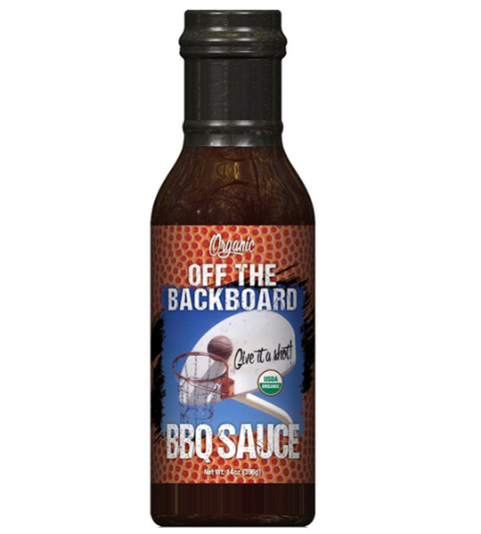 Food and beverage organic tangy taste BBQ Off The Backboard Barbecue Sauce.