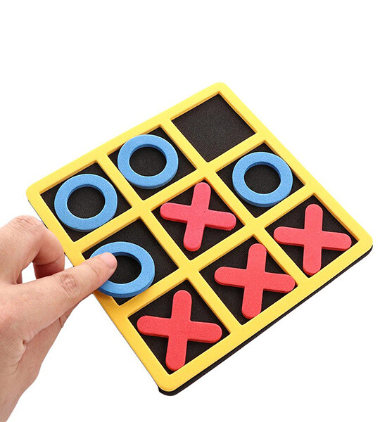 Parent-Child Interaction Leisure Board Game OX Chess Funny Developing Intelligent Educational Toys Puzzles Game Kids Gift