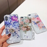 Floral Ring Stand Phone Case For iPhone 13 12 11 Pro Max XR XS Max X XS 7 8 Plus.