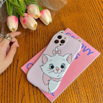 Cute Cartoon 3D Ear Cat Phone Case For iphone 13 12 11 Pro Max 7 8 plus X XR XS.