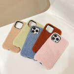 Fashion Teddy Plush Soft Phone Case for iPhone 13 12 11 Pro Max XS Max XR X SE.