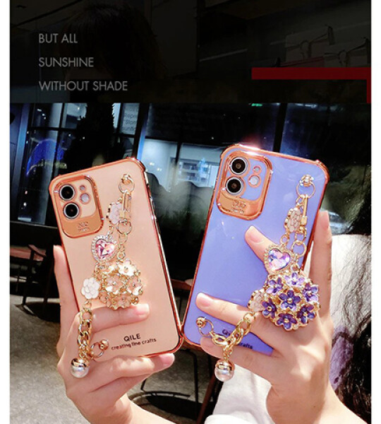 Fashion Electroplating Bracelet Female Soft Case For Iphone 11 12 Pro Max Mini 7 8 Plus Xr X Xs.