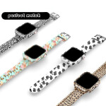 Apple Watch band 44mm 40mm 38mm 42mm Printed watchband Silicone correa bracelet iWatch serie 3 4 5 6 se.