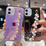 Pearl Bracelet Phone Case For iPhone 11 12 13 Pro Max XS X XR 7 8 6 6s Plus mini SE.