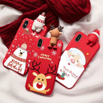 Christmas Cartoon Deer Case For iPhone 11 12 13 Pro XS Max mini XR X SE.