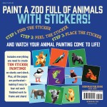 Paint by Sticker Kids, Zoo Animals, Create 10 Pictures One Sticker at a Time
