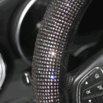 Crystal Colorful Rhinestone Car Steering Wheel Covers Diamante Rhinestone Car Covered