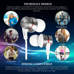 iPhone Lightning Earbuds with Mic Controller Compatible