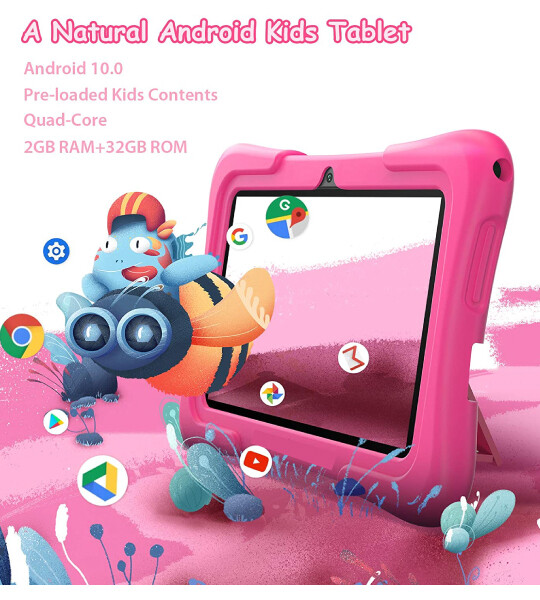 Kids Tablet with 32GB ROM Quad Core Processor