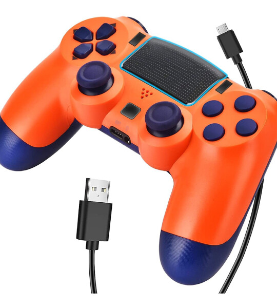 Wireless Controller Compatible PS4 With Charging Cable