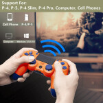 Wireless Controller Compatible PS4 With Charging Cable