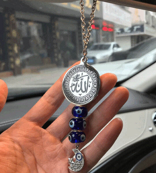 muslim Allah Hamsa Hand Of Fatima turkey evil eye car pendant