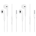 Apple Earphones with 3.5mm Wired in Ear Headphone Plug Compatible with iPhone