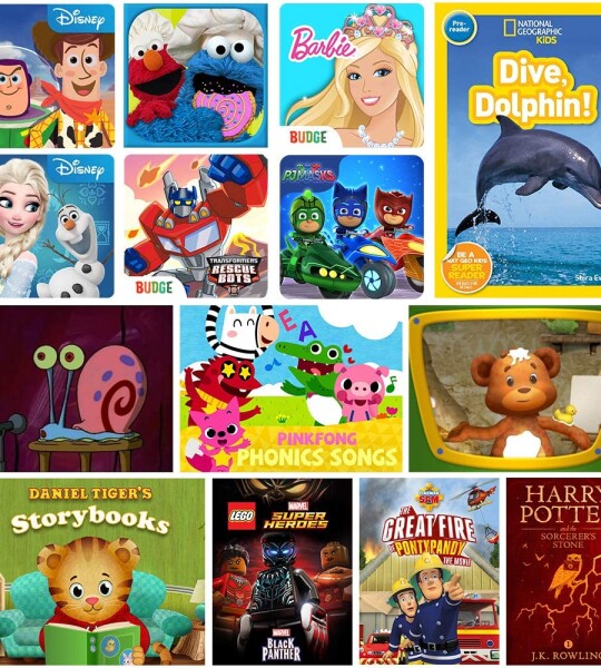 Fire HD 8 Kids tablet, 8" HD display, ages 3-7, 32 GB, Purple Kid-Proof Case