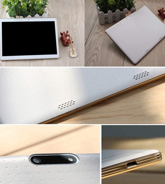 10.1" Inch Android Tablet PC,3G Unlocked Phablet 4GB RAM 64GB Storage with Dual sim Card Slots and Cameras, Tablet PC wi