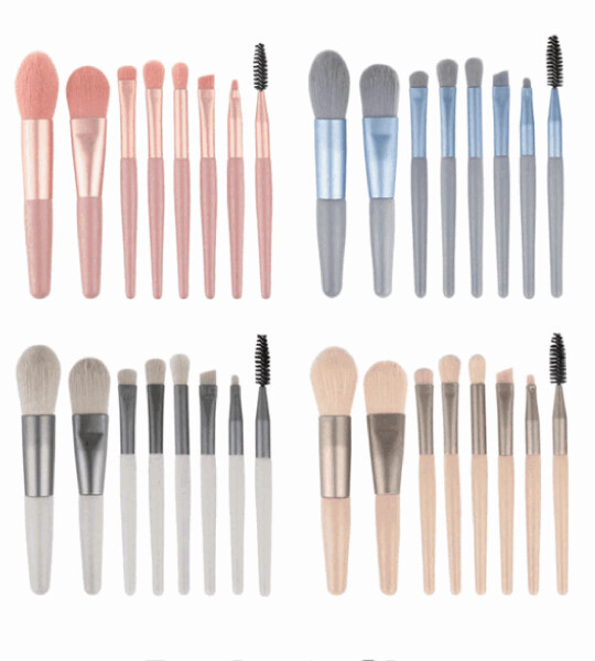 Color Makeup Brushes Soft Bristles Portable Beauty Tools Complete Set Of Brushes For Beginner