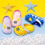 Summer Cartoon Boy Clogs Flat Kids Slippers Design Casual for Girls 4-6 Years Children Shoes