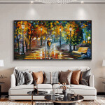 The Street Oil Painting Print On Canvas Nordic Poster Wall Art Picture For Living Room Home Decor