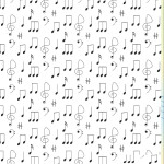 Song Writing Notebook Cute Music Composition Manuscript Paper for Girls