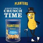 PLANTERS Deluxe Whole Cashews, 18.25 oz. Resealable Jar - Wholesome Snack Roasted in Peanut Oil with Sea Salt - Nutrient