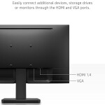 HP V222vb FHD Monitor, 1080p VA Display, 75Hz Refresh Rate, 21.5-inch Computer Screen, TÜV Certified Low Blue Light Mode