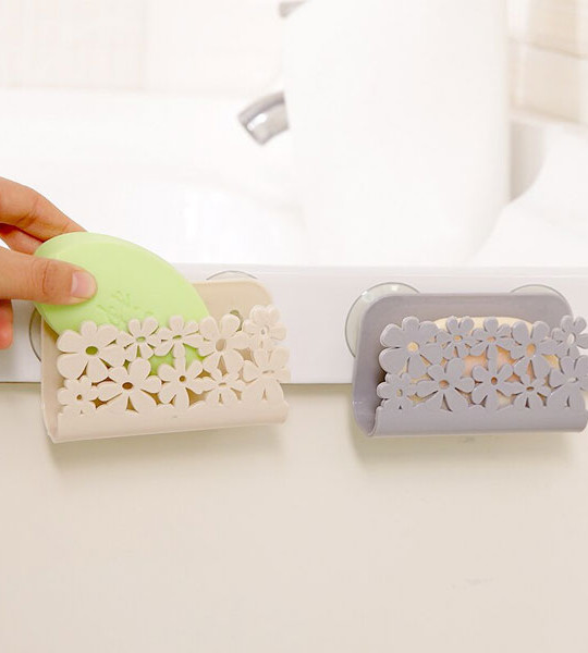 1P Flower Sponge Holder Soap