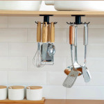 1Pcs Kitchen Organizer Hook Up Storage Rack