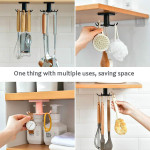 1Pcs Kitchen Organizer Hook Up Storage Rack