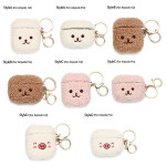 Earphone Case Cute Silicone Headphone Box Lovely Cartoon Earphone Protector Fur Cover For Apple Airpods 1 2 Pro.