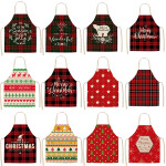 Christmas Apron Christmas Decorations for Home Kitchen Accessories 2022 New Year Christmas Gifts.