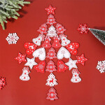 New Year Wood Christmas Ornaments Pendants Xmas Tree Hanging Gifts Decoration For Home Christmas Wedding Party Article.