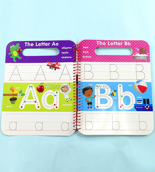 Kids Preschool Education Letters Learning Book
