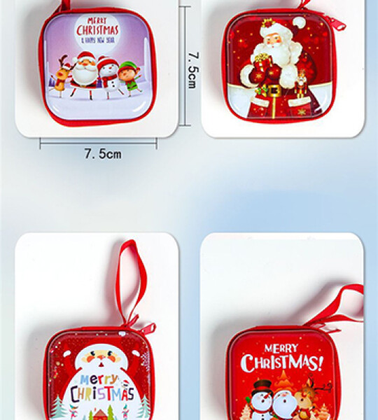Christmas Ornaments for Home Merry Christmas Gift Coin Bag.