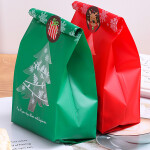 Christmas Gift Bags 25pcs Snowflake Christmas Baking Packaging Bag Candy Boxes Sticker Xmas Decorations for Home .