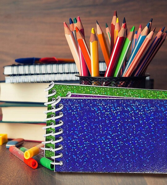 Mini Spiral Prism Notepads Assorted Colors Mini Spiral Bound Memo Pad, Pocket Size For Kids