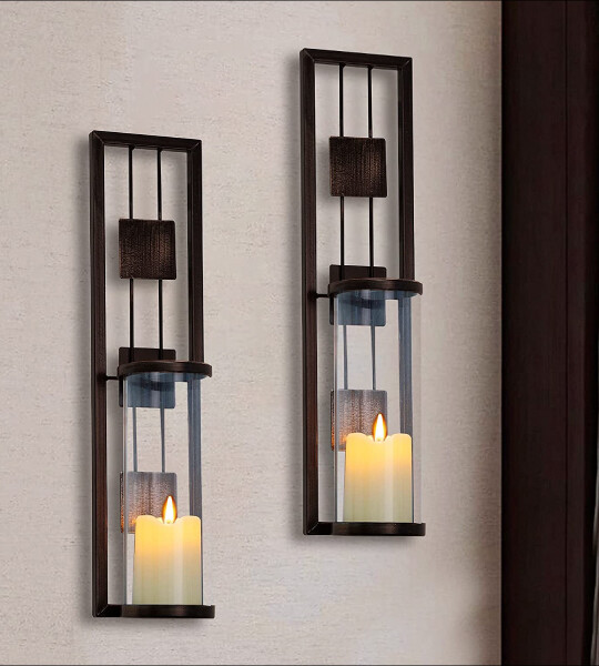 Wall Sconce Candle Holder Metal Wall Decorations