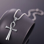 Stainless Steel Symbol of Life Unisex Cross Necklaces Jewelry Gifts