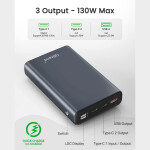 Portable Laptop Charger Power bank Fast Charging with Dual Type-C QC3.0