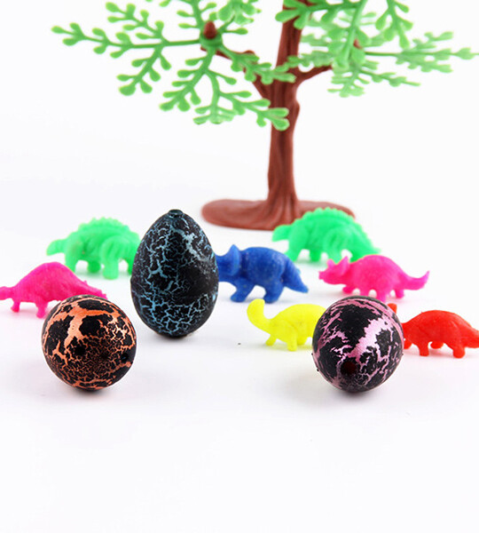 10pcs/set Kids Magic Hatching Growing Dinosaurs Grow Eggs Model Toys.