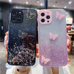 Fashion  Butterfly Female Soft Case For Iphone 11 12 Pro Max Mini 7 8 Plus Xr X Xs Max.