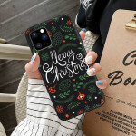 Christmas Silicone Cell Phone Cover For IPhone 12 11 Pro Max 7 8 6 6s Plus Xs X Xr Se 2020 5s 5 Case