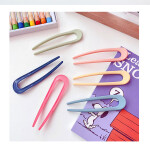 Candy Color U-shaped Plastic Hair Sticks Hairpin for Women Girls Sweet Hair Holder Clips Headband Fashion Hair Accessori